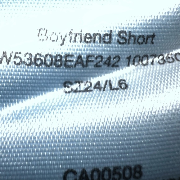 Silver Brand New Boyfriend Mid Rise Shorts - Picture 9 of 13